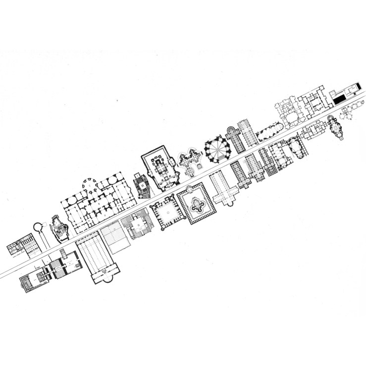 Boulevard de la Historia de la Arquitectura, Hans Dieter Schaal, 1970