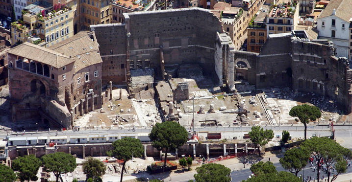 Foro de Augusto aérea