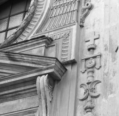 Piranesi Santa Maria del Priorato Roma 1764_7 detalle fachada